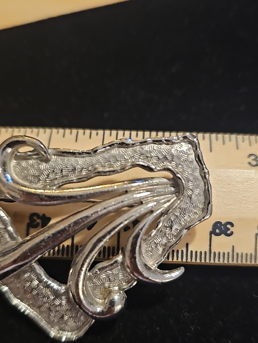 Gold-Tone Swirl Statement Brooch - Women Jewelry - Picture 5 of 6